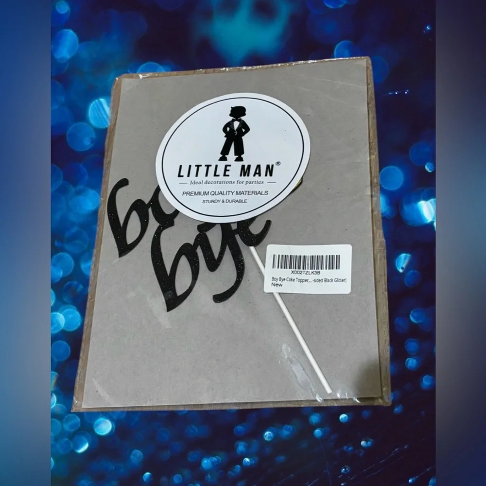 Boy Bye Cake Topper for Divorce, Break-up, Single Freedom Party Decorations